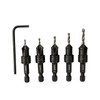 DART 1/4" Hex Quick Change Countersink Drill Bit Set -