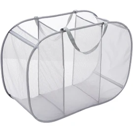 Whitmor 6880-986-PGRAY Pop and Fold Laundry Sorter, Paloma Gray