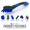 Grout Tile Brush Small Narrow Stiff Bristle Grout Cleaning Brush