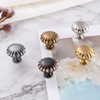 ASKANO 30 Pack 1-1/4 Inch, Round Antique Brass Cabinet Knobs