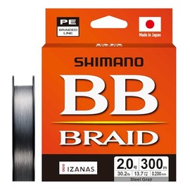 シマノ(SHIMANO) PEライン BBブレイド 300m LD-M74Y 2.0号 スティールグレー