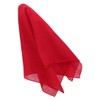 Motique Accessories Solid Color Bandana - Set of 4 (Red