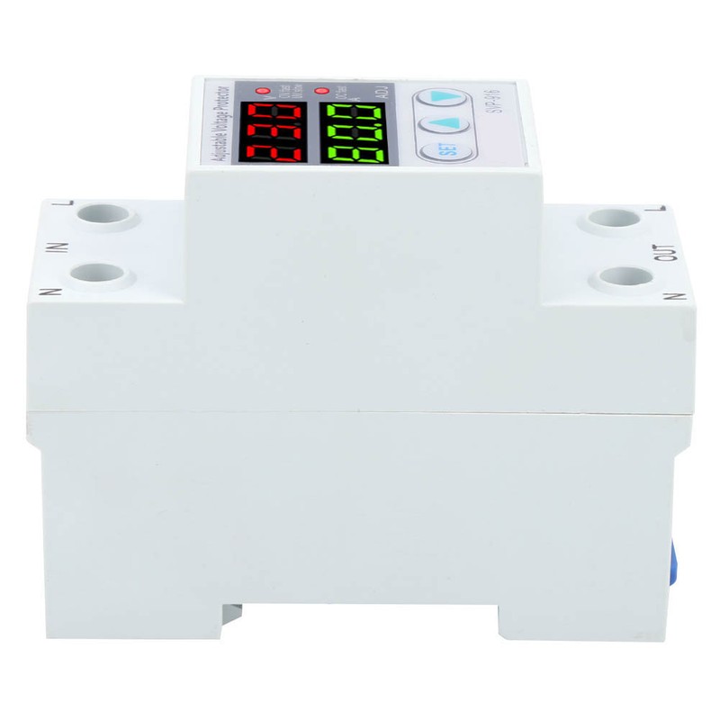 SVP‑916 100‑130VAC Adjustable Over and Under Voltage Protector Delay Reset