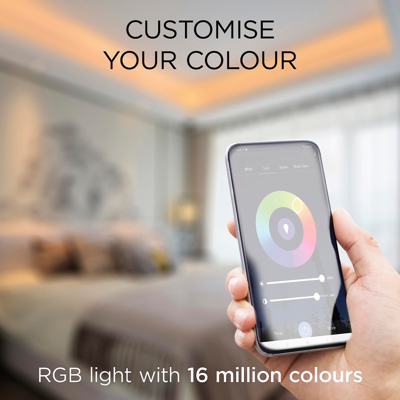 Integral LED 5m RGB Strip Light with UK Plug Adapter