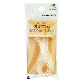 Kawamura Kintenma Transparent Rubber 0.08 inch (2.0 mm) 3.9 ft (1.5 m) Clear kw20125