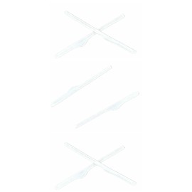 ExactFitt Replacement Temple Ear Socks for Oakley OX3122 OX3125 OX5089 OX5148 Glass Frames (Milky White - 3 Pairs)