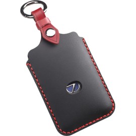 [smasol] Lexus Key Case, NX Lexus, Key Cover, RX Key Cover, UX Key Case, Genuine Leather, Luxury Design, Smart Key Case, Lexus, black (card key)