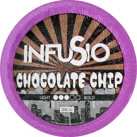 96 Count - Chocolate Chip Coffee, Single Serve Coffee Pods for Keurig K Cup® Brewers - InfuSio Premium Roasted Coffee (Chocolate Chip, 96 count Compatible with 2.0)…