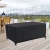 Jungda Outdoor Dining Table Cover,60 Inch Rectangle Patio Dining Table