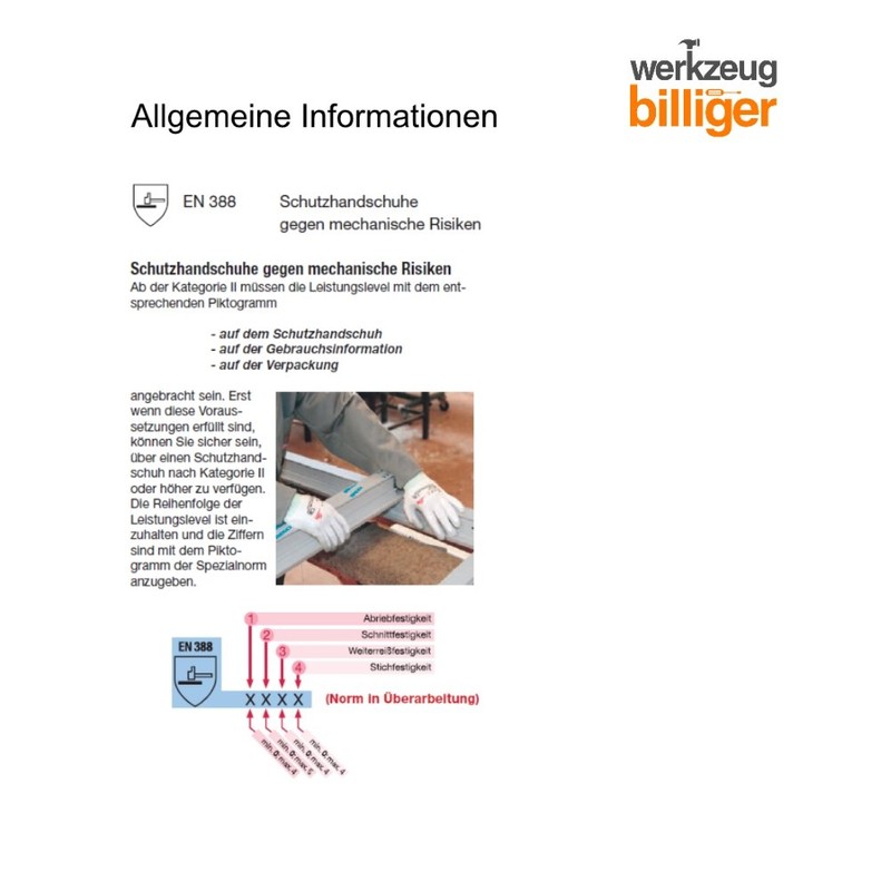 Assembly Gloves – 12 Pairs – Work Gloves – Colour: