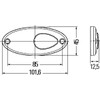 HELLA 2PG 964 295-111 Position Light - LED - 24V