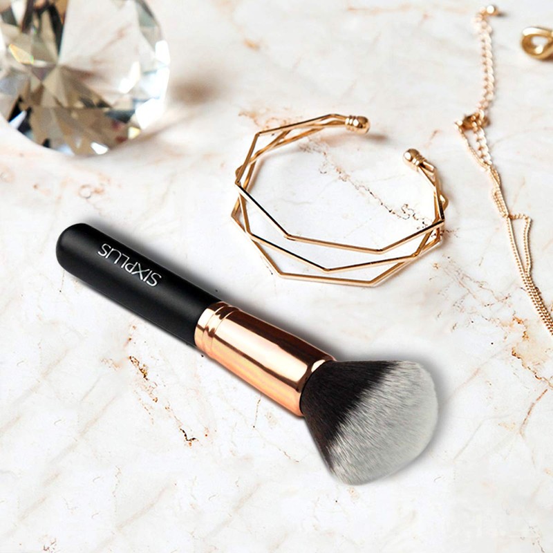 Six Plus Six Plus Noble Gold Powder Brush F01 (Black)