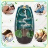 Ceramic Waterfall Backflow Waterfall Smoke Backflow Incense Burner Home Decor,Bedroom