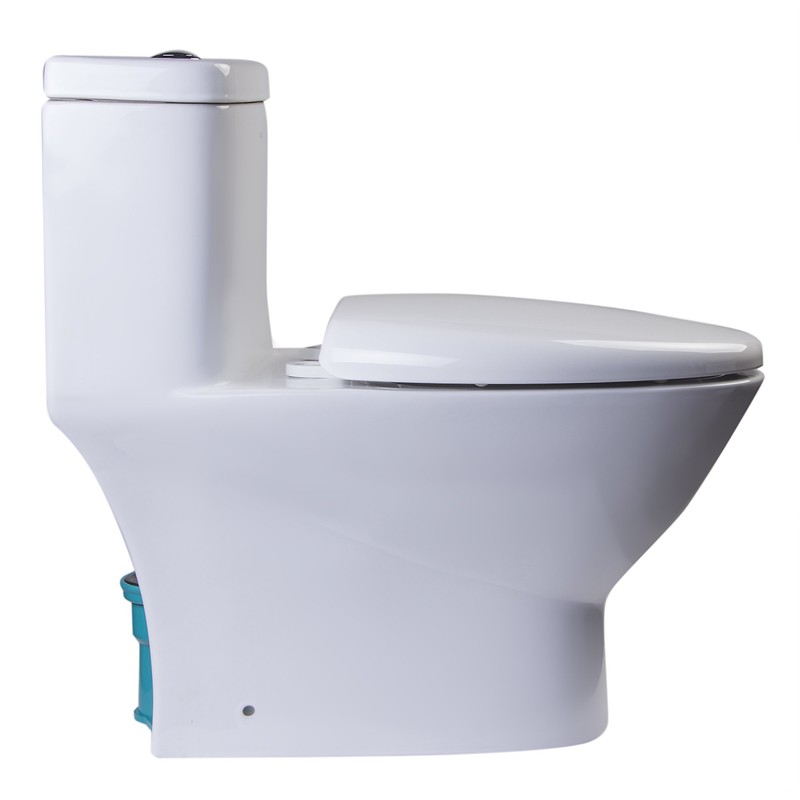 EAGO R-346SEAT Replacement Soft Closing Toilet Seat for TB346, White,