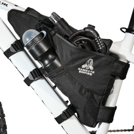 MAMMOTH EMPIRE Bike Bag Bicycle Triangle Bag Bike Storage Bag Bicycle Frame Pouch Bag for MTB Road Bike Cycling Bike Accessories Water-Resistant Bike Frame Bag (Black)