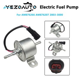 Yezoauto Fuel Pump for John Deere 332 430 655 755 756 990 2020 2030 2520 2720 3005 3120 3203 3320 3520 3720 4005 4150 1023E 2027R 3038E Replacing OE# AM876266 AM876207