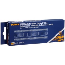 TOMIX Nゲージ ワイドレール用 壁S158.5 3種×8枚入 3089 鉄道模型用品