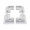 Solar Mounting Bracket X4 (WHITE) CraigSolar.co.uk