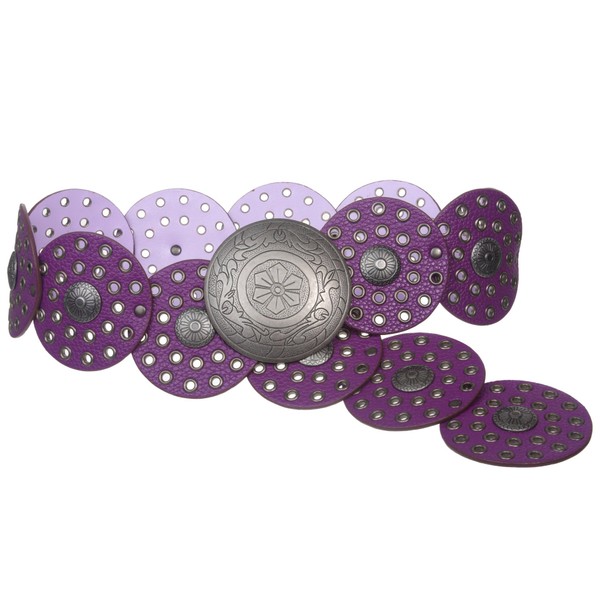 Cinturón de piel para mujer de 90 mm de ancho,