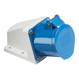 Knightsbridge INAV0012 240 V IP44 32 A Angled Surface Mount Socket