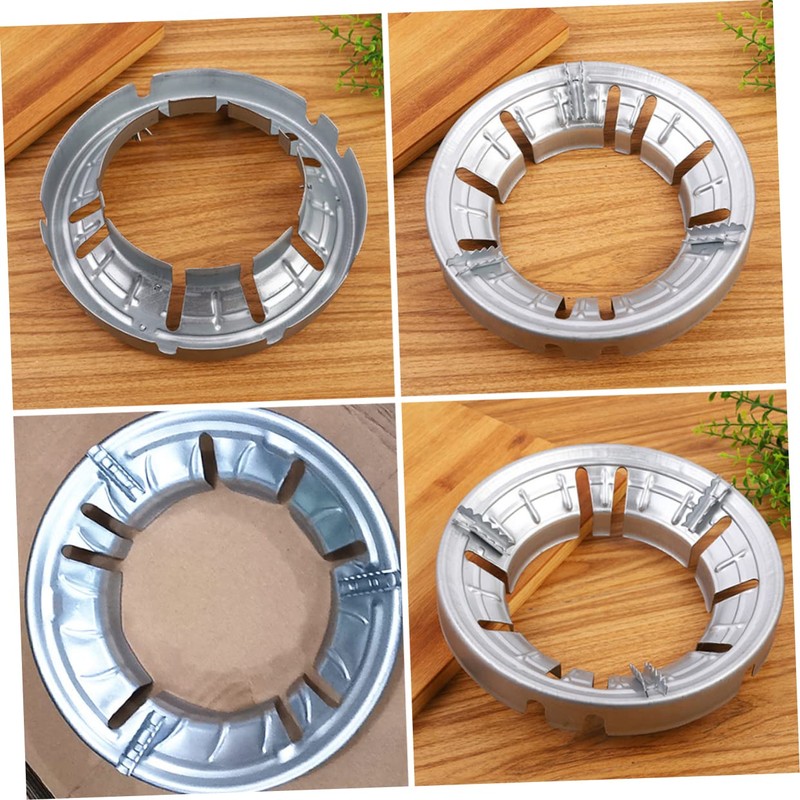 LALAFINA 2Pcs Gas Stove Bracket Energy Saving Windshield Cover for