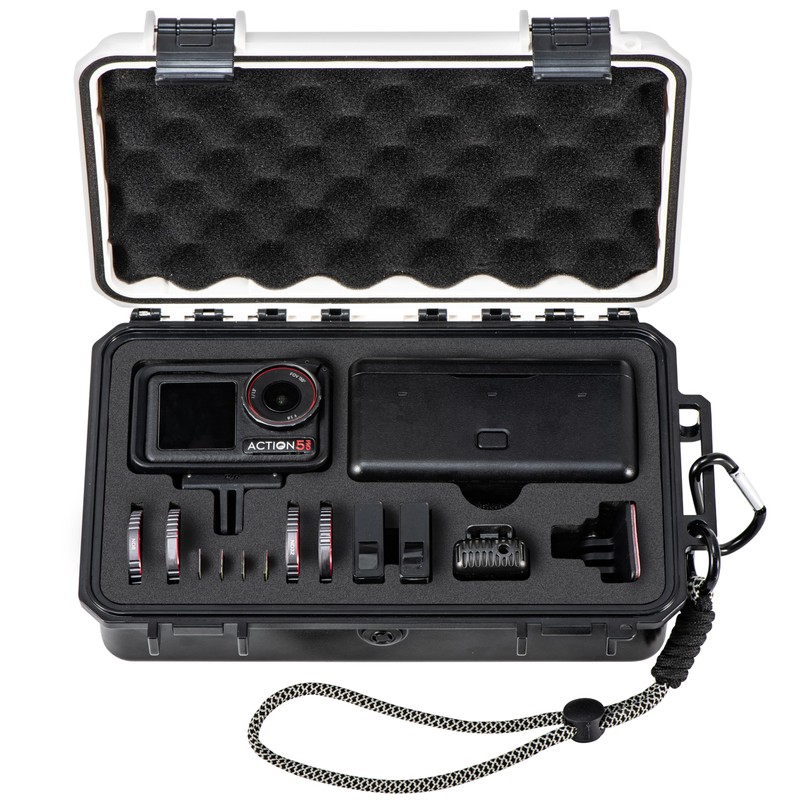 STARDRONE Osmo Action 5 Case, Waterproof Travel Hard Shell Case
