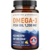 Triple Strength Omega 3 Fish Oil 1200 mg EPA DHA