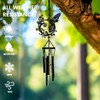 Quterhero Hummingbird Wind Chimes, Metal Outdoor Decor for Garden, Patio,