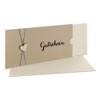 à la carte Kartenmanufaktur Voucher Wedding Birthday Anniversary Wooden Heart