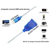 DTech 6 Feet USB to RS232 DB9 Female Serial Adapter