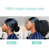 Afro Kinky Curly Drawstring Ponytail 4C for Black Women Afro