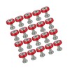 Partuto 20 Pcs Car Motorcycle Red M6 Fender Bumper Washer