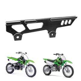 IUVWISN Dirt Bike Chain Guard,Dirt Bike Chain Cover Protector CNC for KLX 110 KLX110 2002-2023 KLX110L 2010-2023 Black