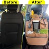 BEATUNEE Car Seat Back Organizer with Multiple Pockets and Hooks