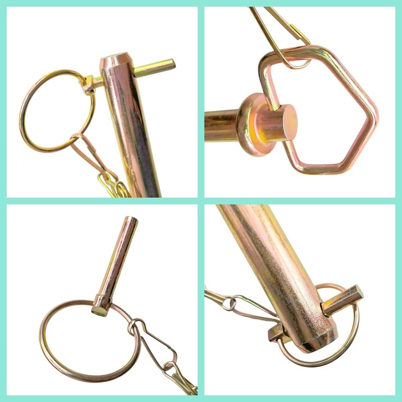 Heavy Duty Hitch Pin with Chain Trailer Pin Safety Pin