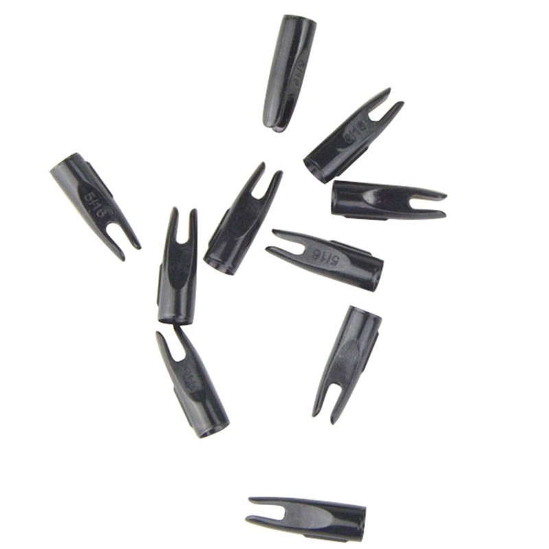 ZSHJG 50pcs Archery Plastic Arrow Nocks 5/16" Plasticnock Arrow Tails