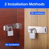 Padlock Hasp,1 pcs Stainless Steel Heavy Duty Hasp Staple with