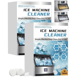 72 Stück Ice Machine Cleaner, Eiswürfelmaschine Reiniger, Hocheffiziente Reinigungstabletten Hilft Kalk und Gerüche