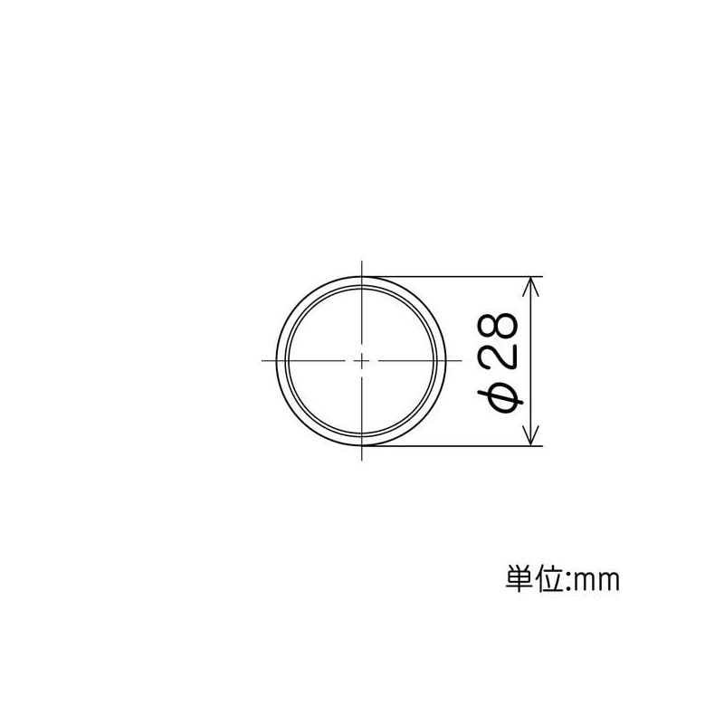 Yazaki Kako Φ28 Erector Pipe 47.2 inches (1200 mm) Black
