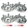 SIZZER 4PCS 15mm-5X4.5-M12x1.5-60.1mm Hubcentric Wheel Spacers Adapters Compatible with Camry,