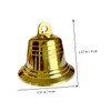 Levemolo Copper Bell Pendant Heavy Duty Metal Bell Excellent Resonance