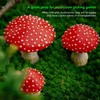 Beufee 6PCS Glow in the Dark Mushrooms, Luminous Glow in