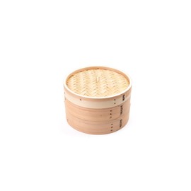 Fox Run Bamboo Steamer, Bamboo Steamer, Brown