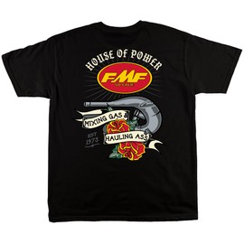 FMF Pins & Needles Tee - Crew Neck Mens T Shirt, Motocross, Dirt Bike T Shirts, Black