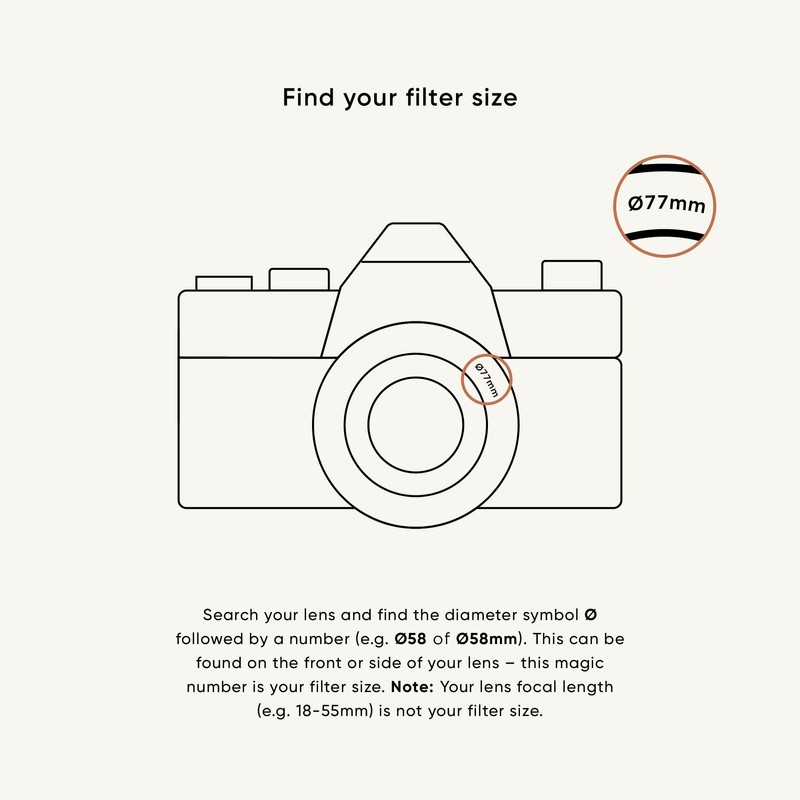 Urth 46mm ND64-1000 (6-10 Stop) Variable ND Lens Filter (Plus+)