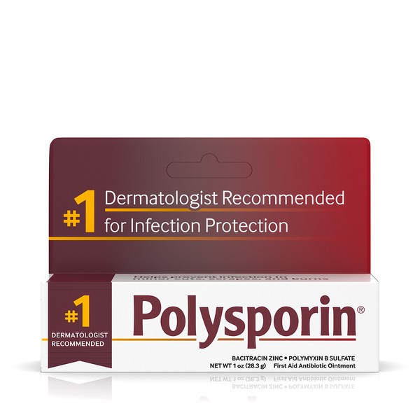 Polysporin First Aid Antibiotic Ointment -1 oz, Pack of 6
