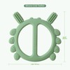 Haakaa Silicone Crab Baby Teether,Teething Toys,360° Baby Toothbrush Head for