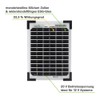 Offgridtec monocrystalline solar module ACM156 wafer 12 V 5 W