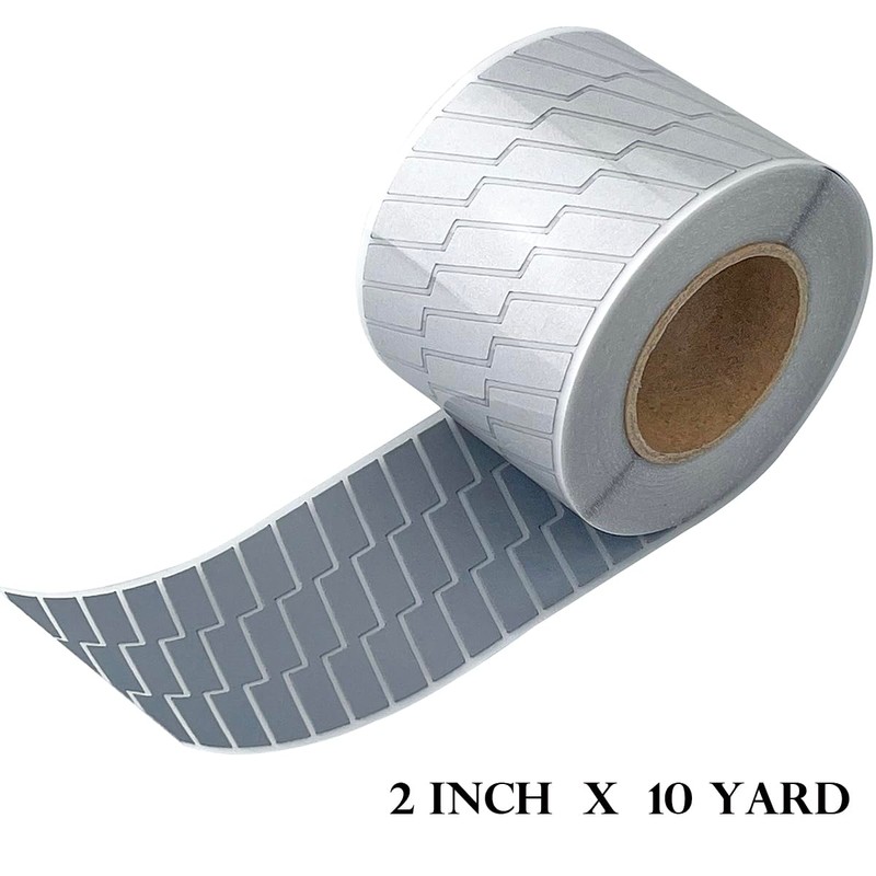 High Visibility Silver Reflective Heat Transfer Vinyl Iron On Tape