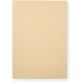 The Everyday Planner Notebook - Task Tracker, Daily & Weekly Planner, Life To Do List Notebook for Work, Productivity, Travel, A5 Notebook with Goals, Gratitude & Self Care Sections - Linen Beige